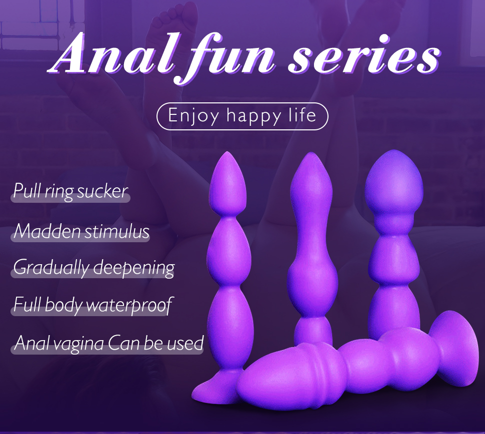Silicone Anal Beads Prostate Massager Butt Plug For Men Women Adult Erotic Toy For Masturbation And Gay Sex - 9