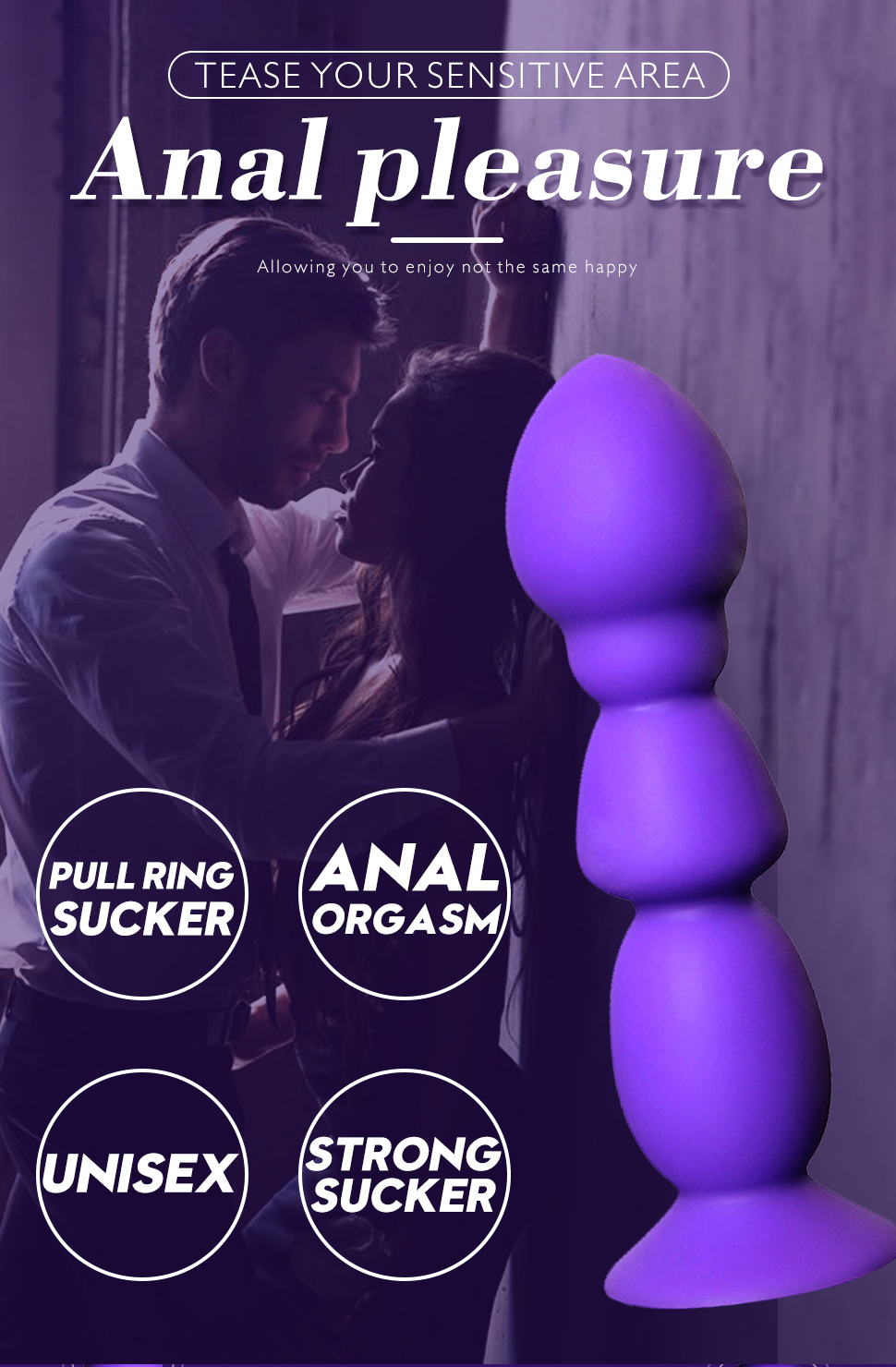 Silicone Anal Beads Prostate Massager Butt Plug For Men Women Adult Erotic Toy For Masturbation And Gay Sex - 1