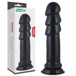 King-sized Anal Ripples 11 25 Inches Super Big Dildo Black Dick Huge Pvc Penis Plug Sex Toys For Adult - 5