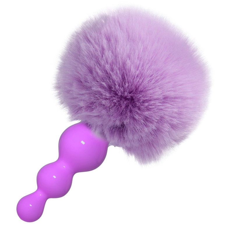 Small Size Silicone Anal Plug With Cute Plush Rabbit Tail For Women Couples Gay Erotic Adult Cosplay Toy - 10