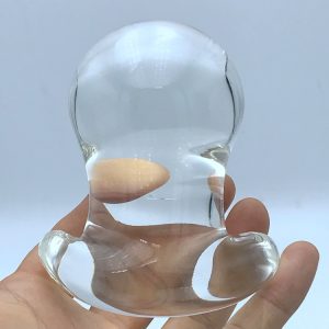 60mm Large Crystal Glass Anal Toy Balls Butt Plug Dildo Vagina Anus Expander Sex Toys For Couples