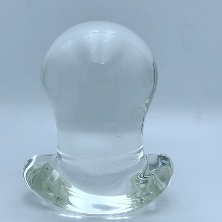 60mm Large Crystal Glass Anal Toy Sensual Butt Plug Dildo Intimate Vagina Anus Expander For Couples - 7