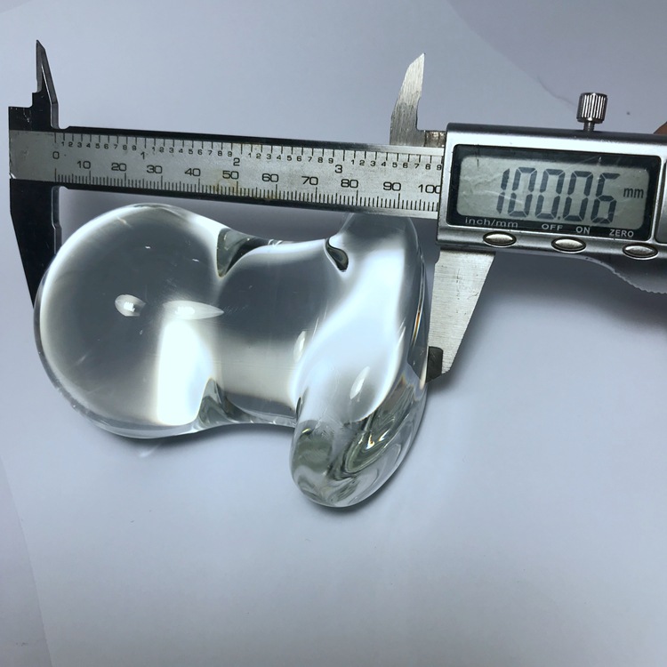 60mm Large Crystal Glass Anal Toy Sensual Butt Plug Dildo Intimate Vagina Anus Expander For Couples - 3