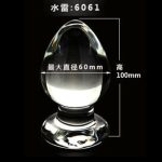 6cm Diameter Large Glass Butt Plug Huge Big Anal Balls Plugs Stimulator Buttplug Woman Sex Products Toys For Adults - 4
