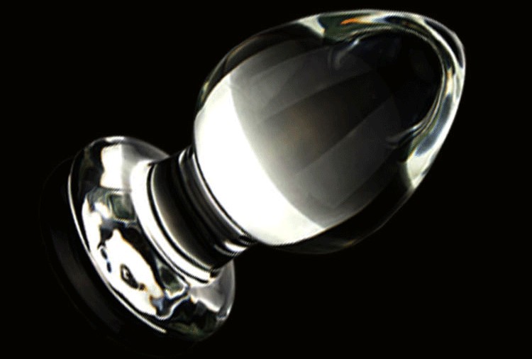 Large Glass Anal Stimulator Plug 6cm Diameter Huge Adult Sex Toy For Women Buttplug - 4