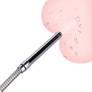 Aluminum Alloy Anal Douche Shower Cleaning Enemator With 3 Styles Head Plug Enema Metal Cleaner Butt Plugs