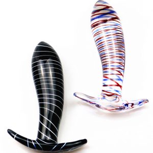 Pyrex Glass Dildo Sex Toys For Women Lesbian Big Bead Fake Dick Thrusting Vagina Anal Butt Prostate Massager Plug Adult Tool - 2