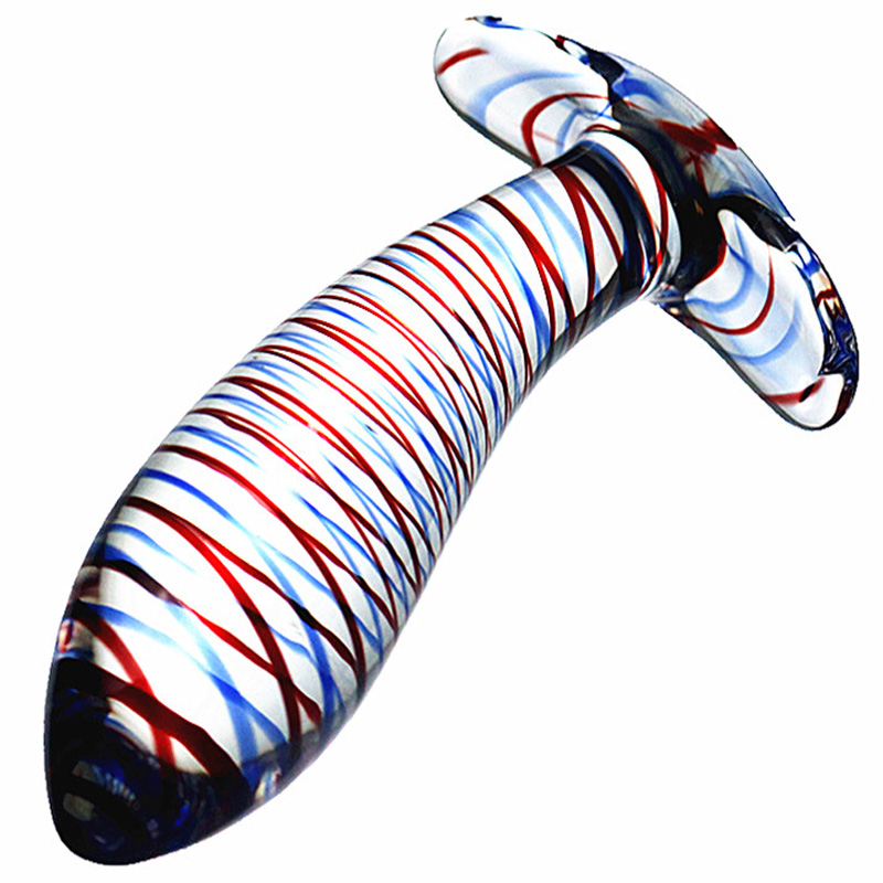 Pyrex Glass Dildo Large Beaded Anal Plug Vagina Prostate Massager Adult Sex Toy For Women And Lesbians - 4