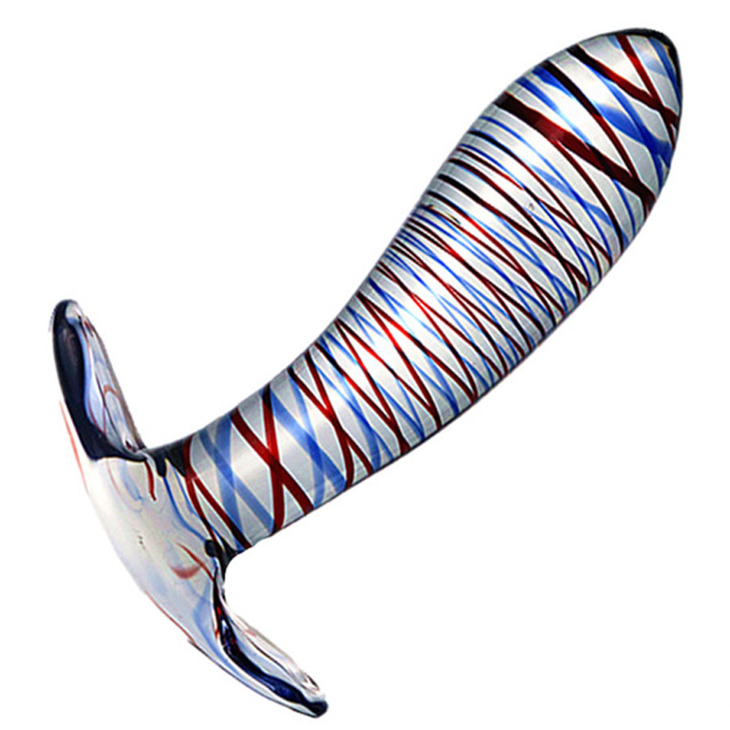 Pyrex Glass Dildo Large Beaded Anal Plug Vagina Prostate Massager Adult Sex Toy For Women And Lesbians - 2