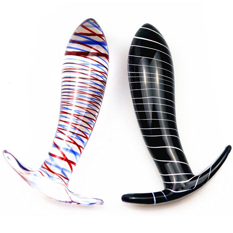 Pyrex Glass Dildo Large Beaded Anal Plug Vagina Prostate Massager Adult Sex Toy For Women And Lesbians - 1