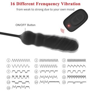 Male Prostate Massager Vibrator Penis Cock Ring For Men Vibrating Buttplug Adult Erotic Sex Toys Wireless Remote Butt Anal Plug - 2