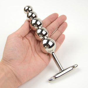 Double Ended Stainless Steel G Spot Wand Massage Stick Metal Penis P-spot Stimulator Anal Plug Dildo Sex Toy For Women Men - 2