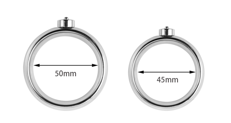 Adult Diary Metal Electric Shock Cock Ring Penis Scrota Stretcher Electro Stimulation Sex Toy Accessory - 1