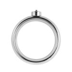 Adult Diary Electric Shock Cock Ring Metal Penis Scrotum Stretcher Electro Stimulation Accessory For Sex Toys - 2