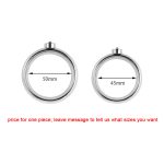 Adult Diary Electric Shock Cock Ring Metal Penis Scrotum Stretcher Electro Stimulation Accessory For Sex Toys - 6