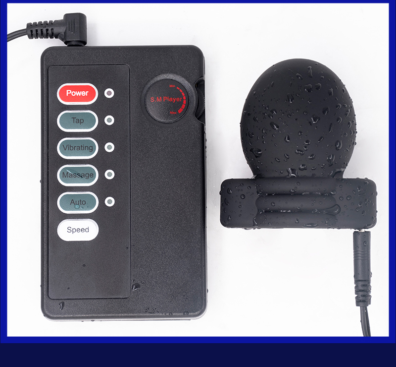 Electric Shock Therapy Penis Cage Glans Cap Tens Sleeve Sm Player Wave Chastity Device Medical Themed Adult Toy - 15