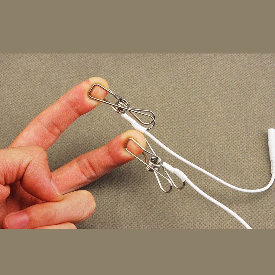 Electric Shock Host Anal Plug Nipple Clamp Set Electro Stimulation Sex Toys For Tens Therapy - 4