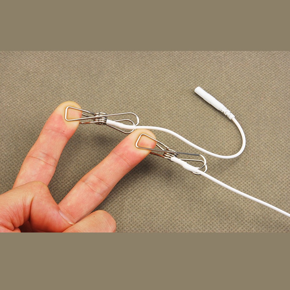Electric Shock Host Anal Plug Nipple Clamp Set Electro Stimulation Sex Toys For Tens Therapy - 5