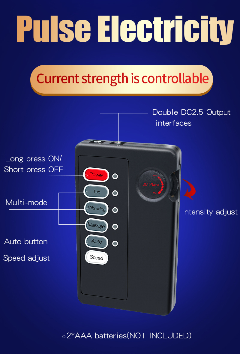 Male Electro Stimulation Therapy Device Masturbation Trainer Glans Massage Delay Training Medicalgrade Sexual Wellness Toy - 6