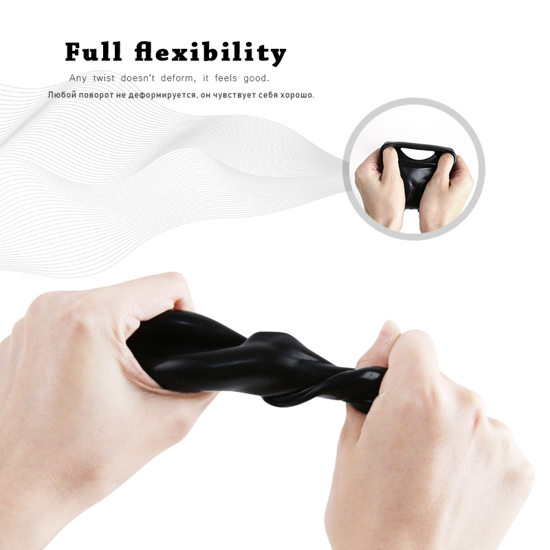 Electric Shock Male Masturbator Penis Sleeve Condoms Scrotum Stimulation Bondage Chastity Adult Sex Toy For Men - 7