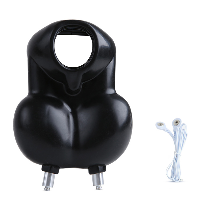 Electric Shock Male Masturbator Penis Sleeve Condoms Scrotum Stimulation Bondage Chastity Adult Sex Toy For Men - 11
