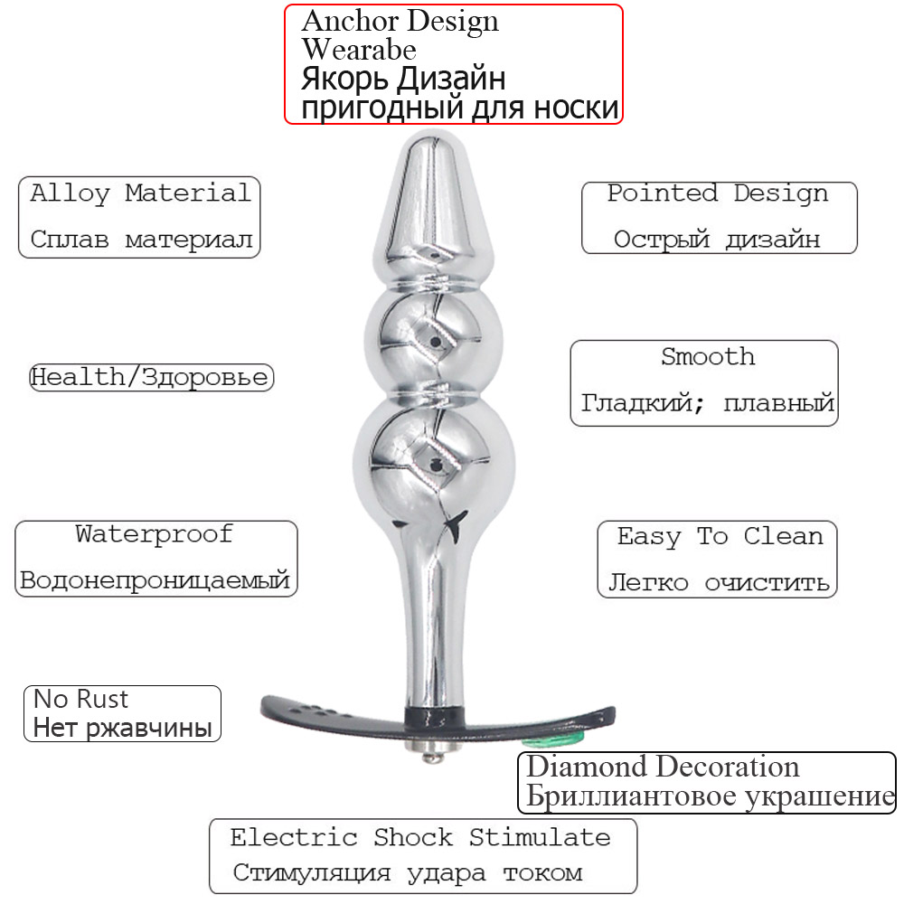 Wearable Outdoor Electric Shock Anal And Vaginal Plug Medical Themed Prostate Massager Sex Toy For Men And Women - 2