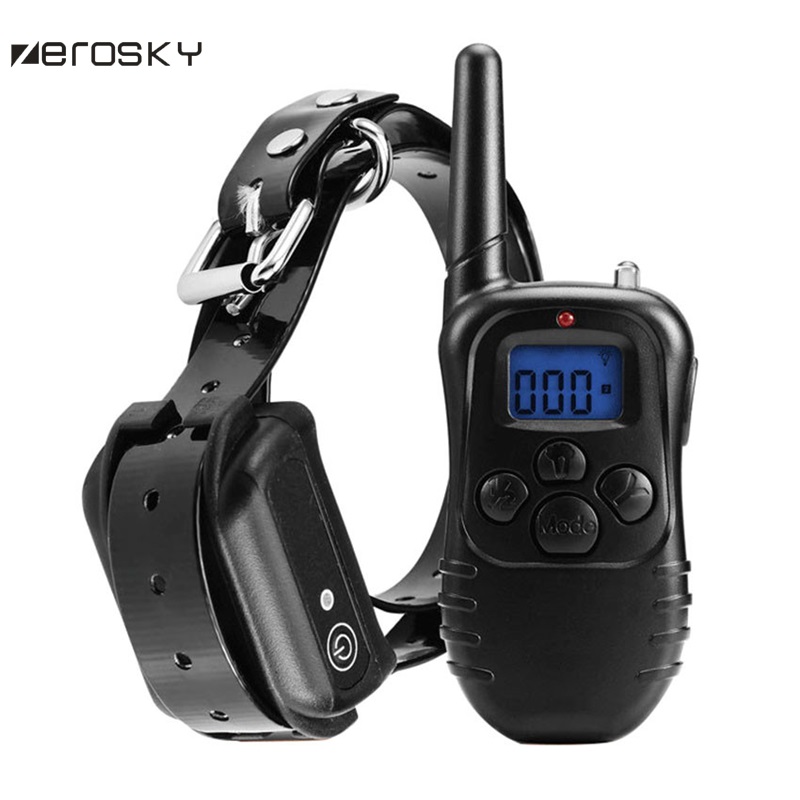 Zerosky Mens Vibrating Bdsm Ball Electrostimulation Penis Ring Electric Shock Neck Collar With Remote Control - 4