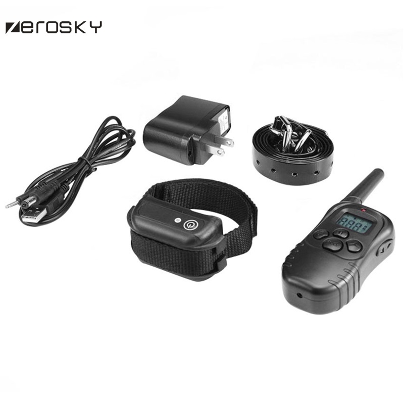 Zerosky Mens Vibrating Bdsm Ball Electrostimulation Penis Ring Electric Shock Neck Collar With Remote Control - 8
