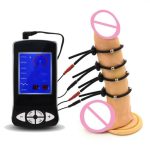 Electro Shock Cock Ring Electrostimulator Penis Medical Equipment Dick Rings Scrotum Sextoy For Men