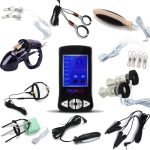 Electro Stimulation Electric Shock Accessories Therapy Massager Dual Output Host Sm Player Medical Themed Toys