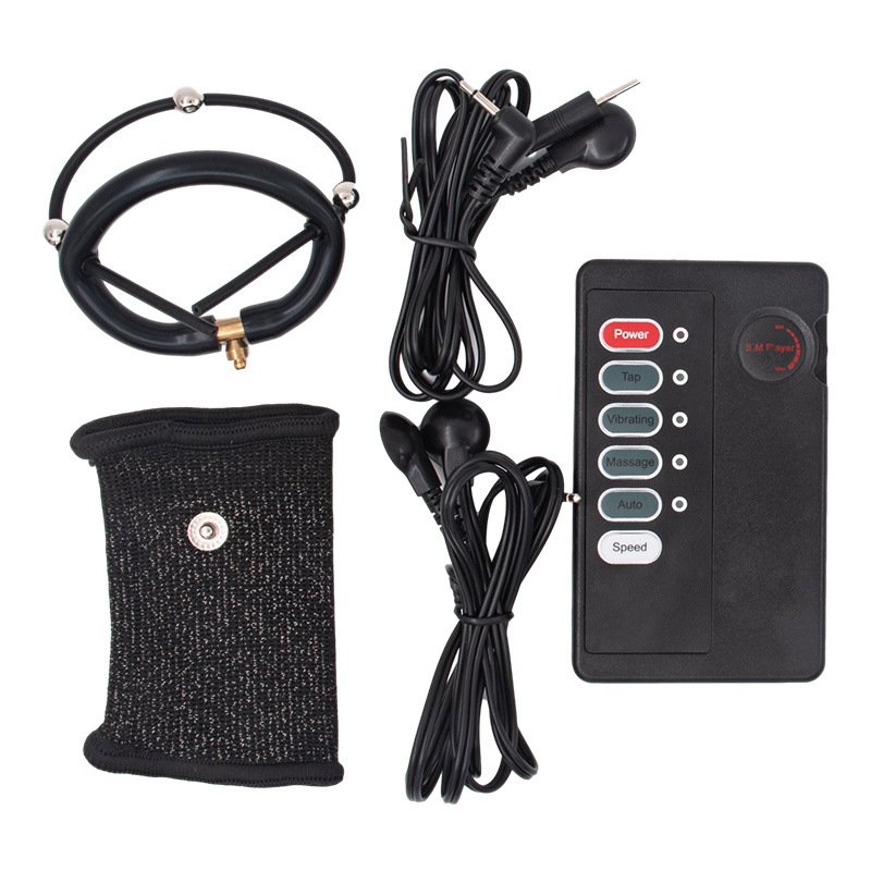 Erotic Estim Electric Penis Rings Bdsm Electro Cock Massage Glans Stimulation Sex Toy Electroshock Therapy Member Ring - 9
