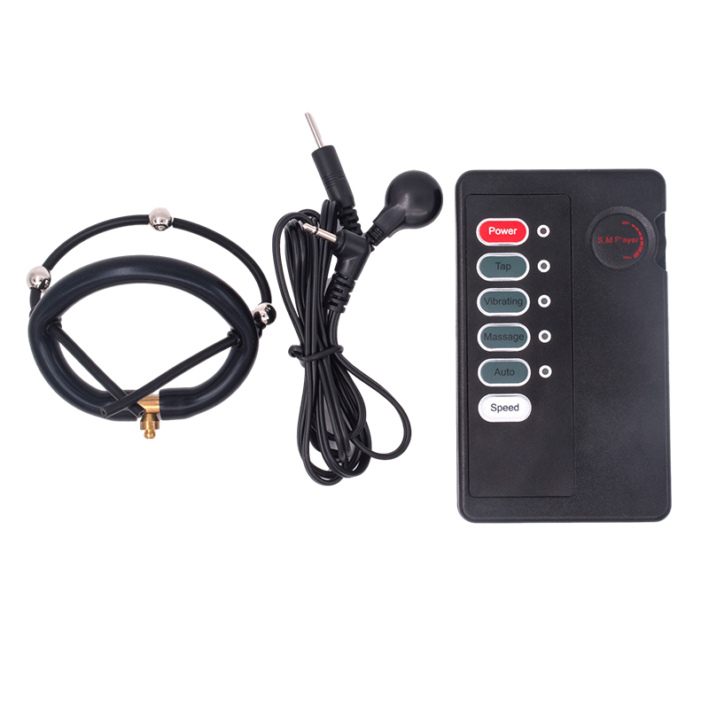Erotic Estim Electric Penis Rings Bdsm Electro Cock Massage Glans Stimulation Sex Toy Electroshock Therapy Member Ring - 10