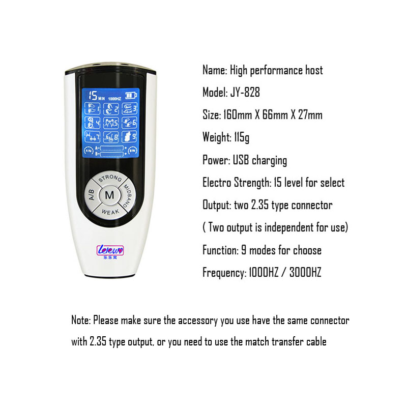 High Performance Dual Output Usb Charging Medical Themed Electro Shock Device For Adult Games Djxp001 - 2