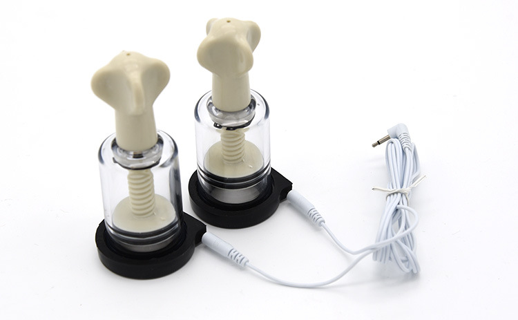 Unisex Bdsm Electro Shock Nipple Clamps Electrical Stimulation Clitoris Clip Sensual Pleasure Sex Toys - 1