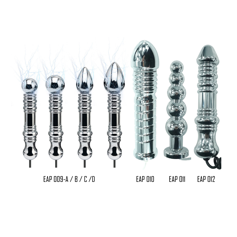 Adult Game Medical Themed Tens Electro Stimulator Dualpole Anal Plug Toy Eap 009 - 1