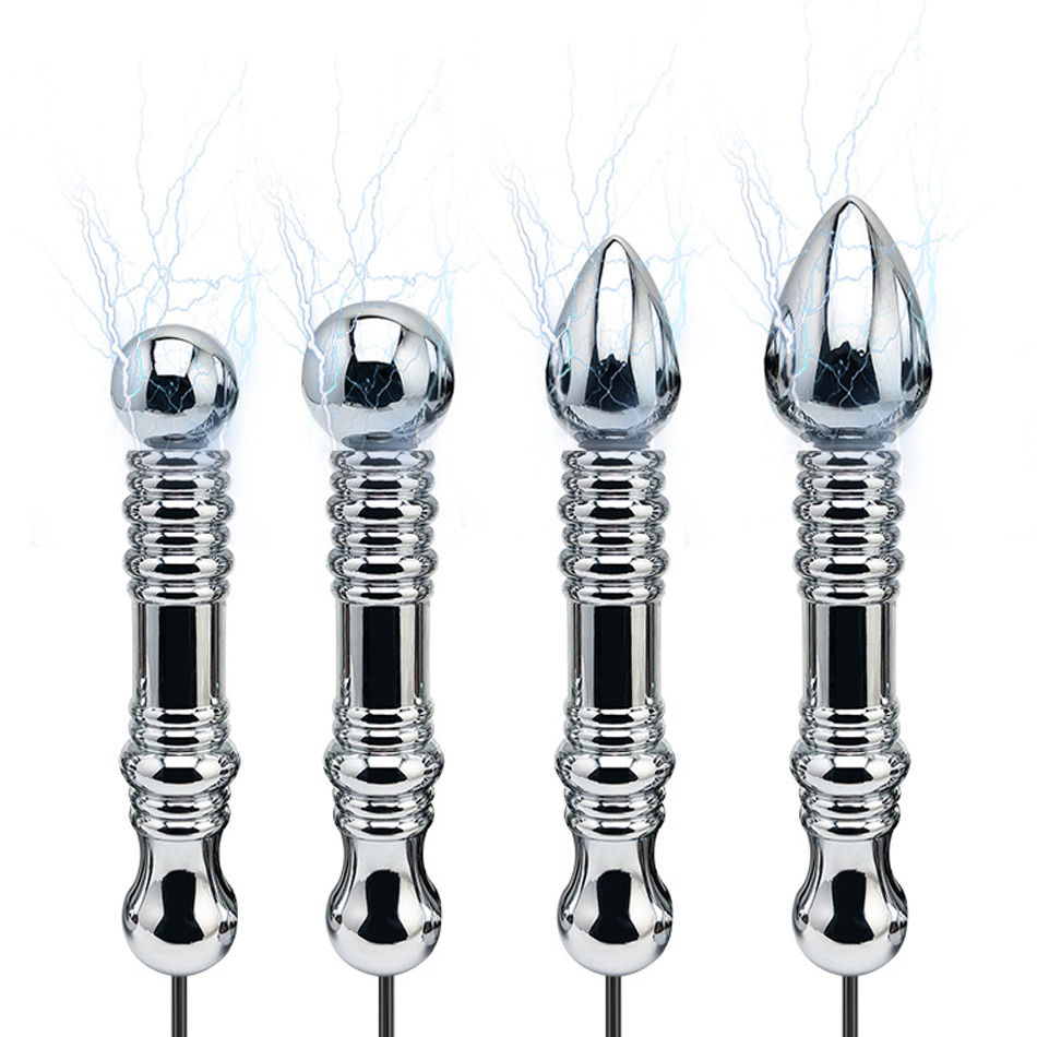 Adult Game Medical Themed Tens Electro Stimulator Dualpole Anal Plug Toy Eap 009 - 2