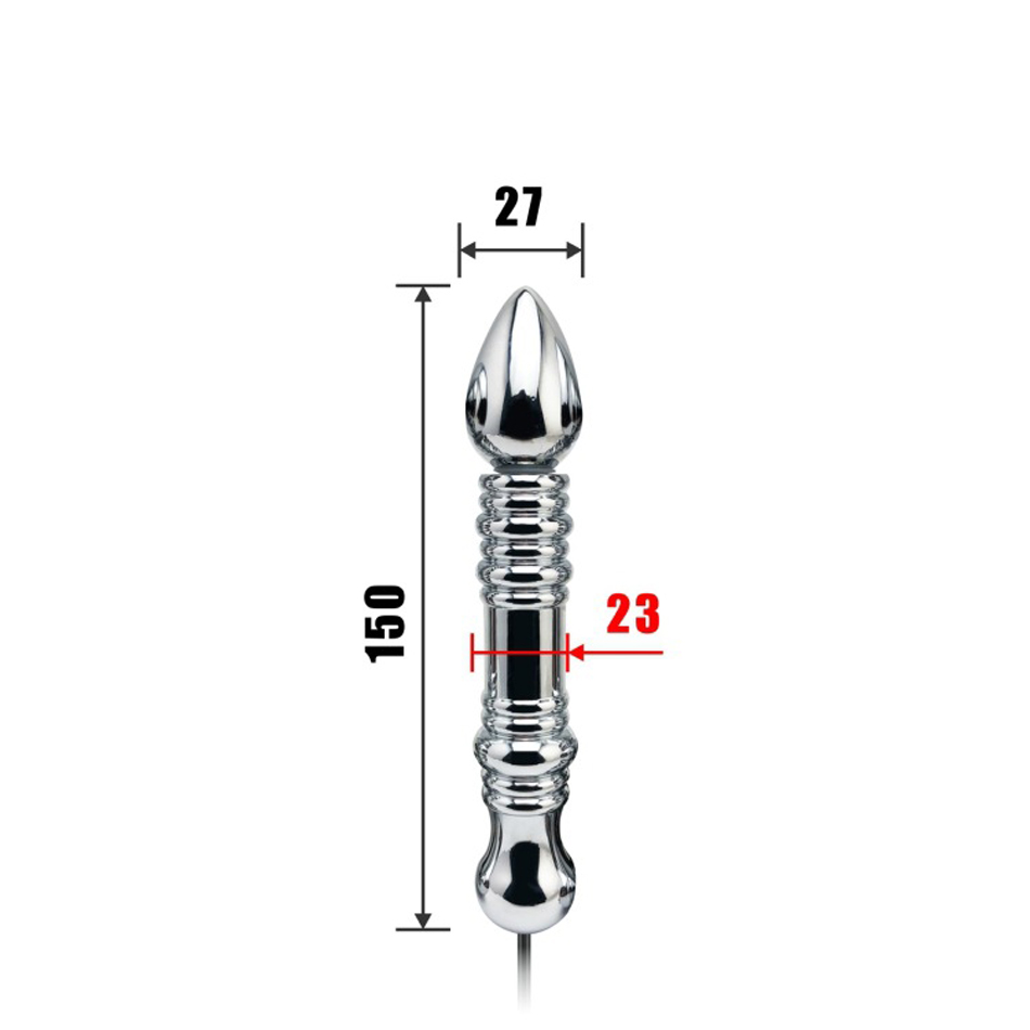 Adult Game Medical Themed Tens Electro Stimulator Dualpole Anal Plug Toy Eap 009 - 5