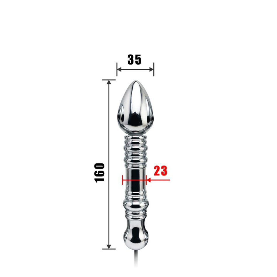 Adult Game Medical Themed Tens Electro Stimulator Dualpole Anal Plug Toy Eap 009 - 6