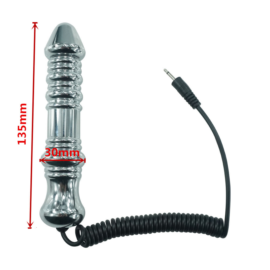 Adult Game Medical Themed Tens Electro Stimulator Dualpole Anal Plug Toy Eap 009 - 18