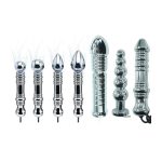 Two Pole Electric Shock Used Anal Plug Medical Themed Toys For Adult Game Electro Beards Tens Sex Eap 009
