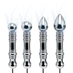Two Pole Electric Shock Used Anal Plug Medical Themed Toys For Adult Game Electro Beards Tens Sex Eap 009 - 6