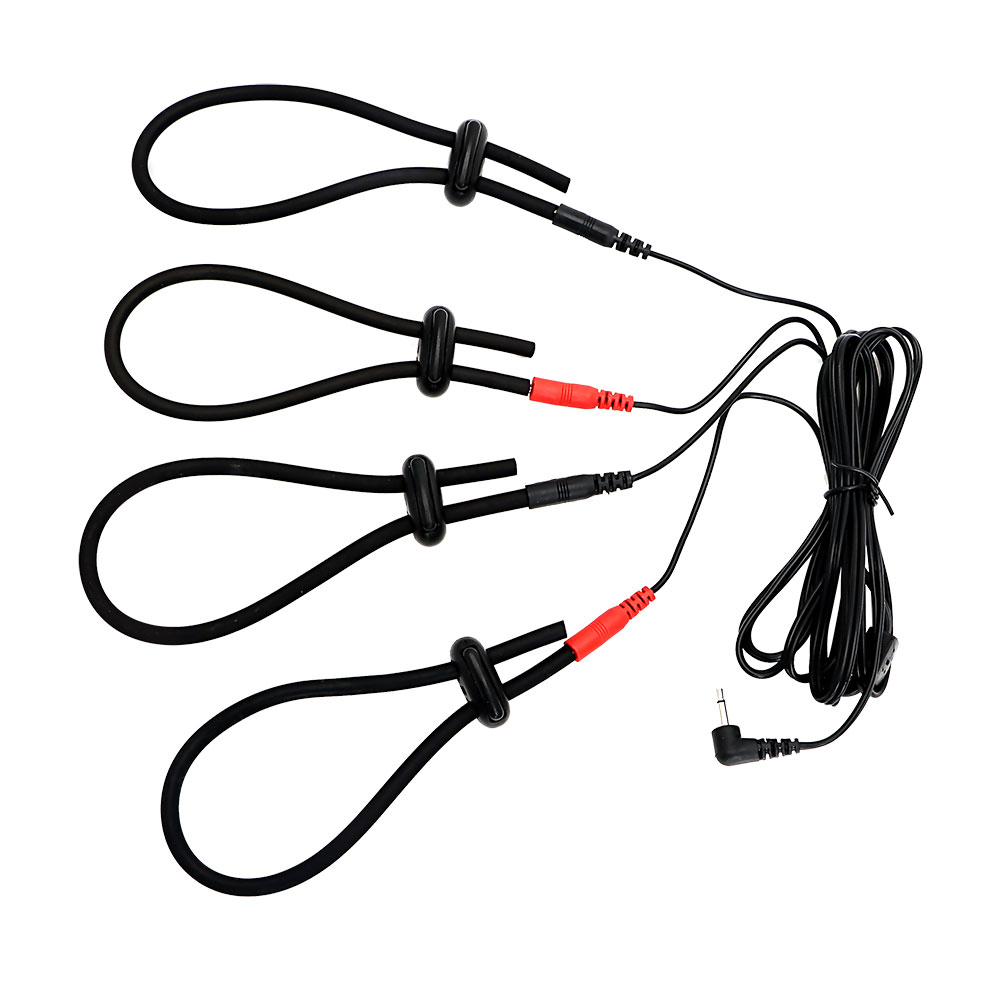 Electro Shock Male Masturbator Penis Ring Extender Electrical Stimulation Physiotherapy Enlargement Adult Sex Toy - 4