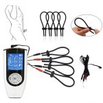 Electro Shock Penis Ring Electrical Stimulation Physiotherapy Cock Extender Enlargement Sex Toys For Male Masturbator