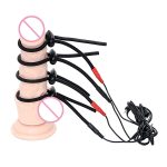 Electro Shock Penis Ring Electrical Stimulation Physiotherapy Cock Extender Enlargement Sex Toys For Male Masturbator - 4