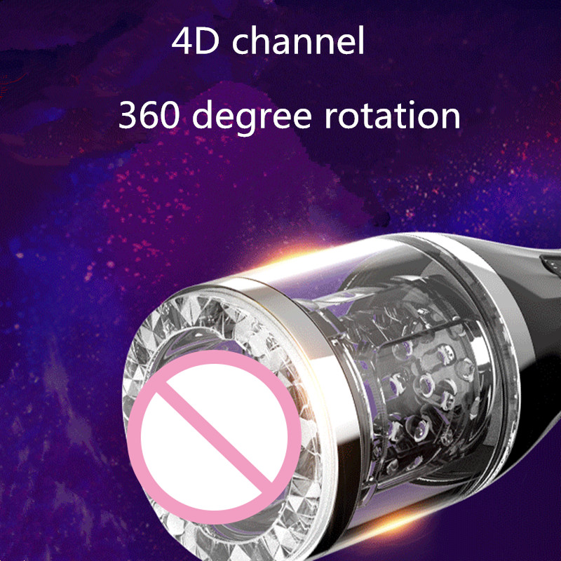 Advanced 7speed Rotating Male Masturbator With Realistic Vaginal Feel Voice Feature Adult Sex Toy - 3