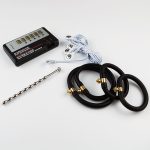 Urethral Penis Plug Electro Shock Sounding Stretcher Stainless Steel With Anal E-stim Cock Ring Electric Sex Toys - 3