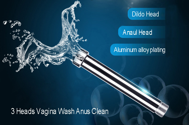 Enema Kit For Vaginal And Anal Cleansing Colonic Douche Wash System Hygienic Water Nozzle Shower Bath Cleaner - 1