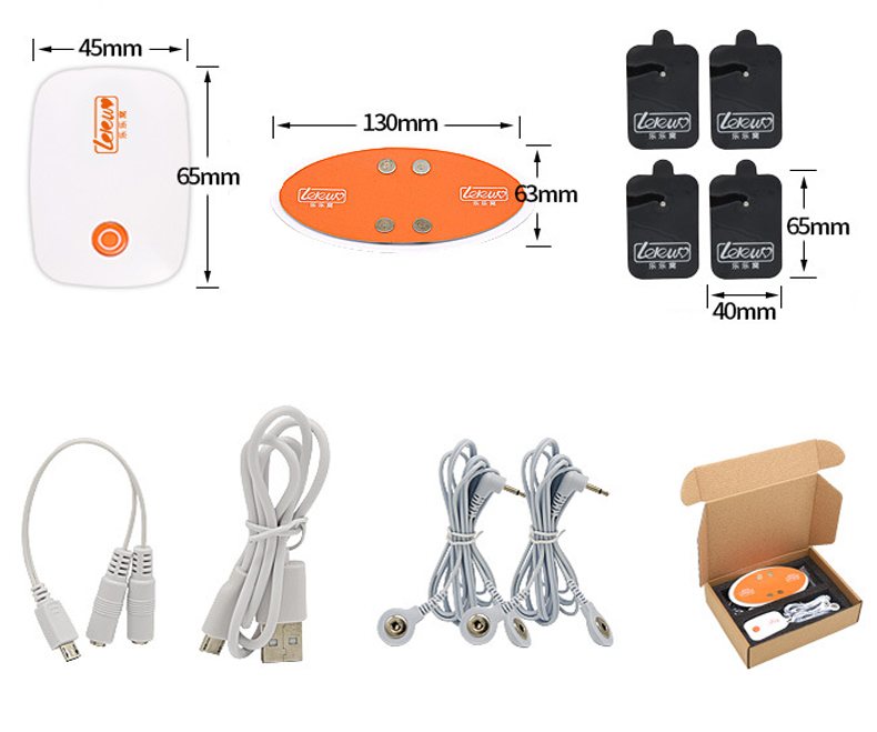 Usb Rechargeable Wireless Remote Control Massage Stimulator Electro Shock Kits Bdsm Sex Toy With Orgasm Pads - 4