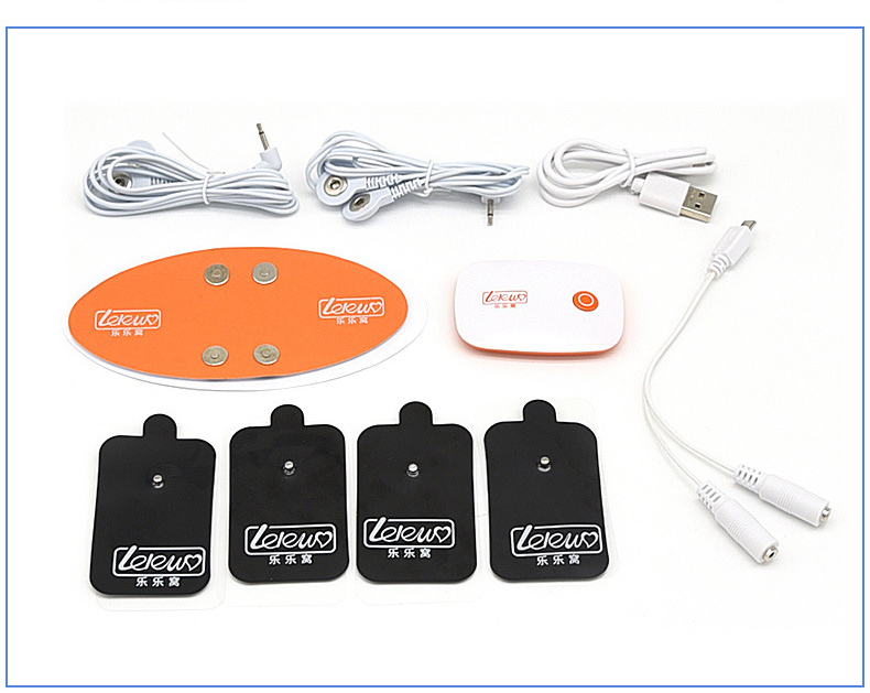Usb Rechargeable Wireless Remote Control Massage Stimulator Electro Shock Kits Bdsm Sex Toy With Orgasm Pads - 9