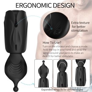 Male Masturbator For Men Blowjob Penis Delay Trainer Electric Pulse Vibrator Automatic Oral Climax Glans Massager Pussy Sex Toy - 2